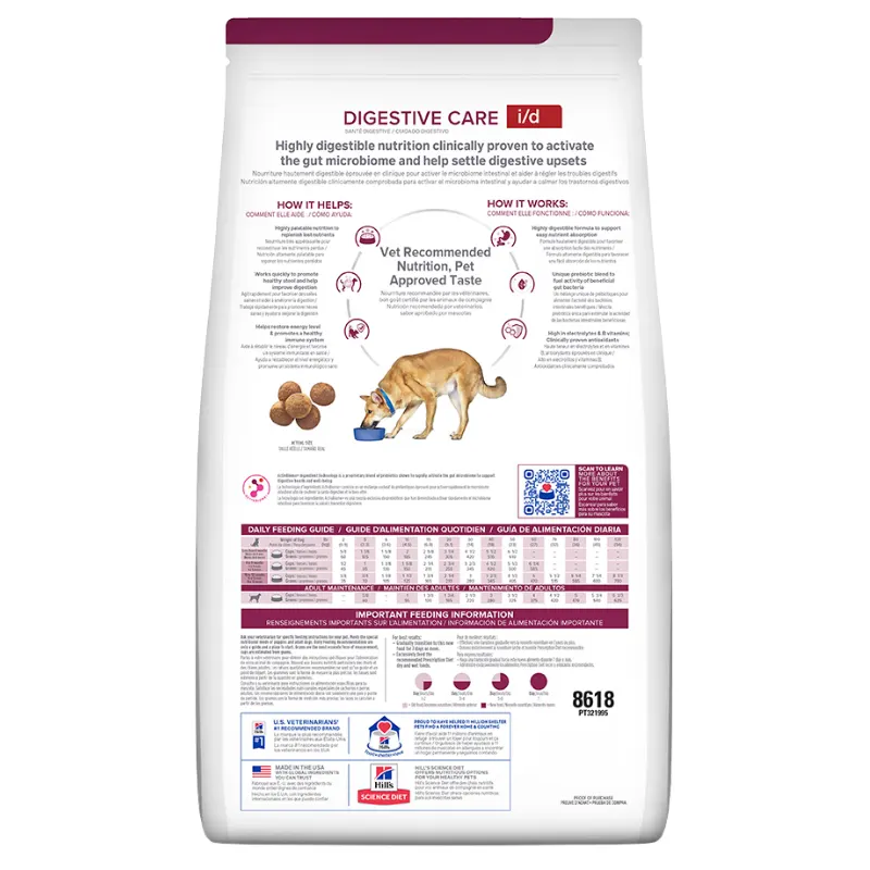 Ração Hill`s Gastrointestinal Pedaços Pequenos para Cães 3,17 Kg