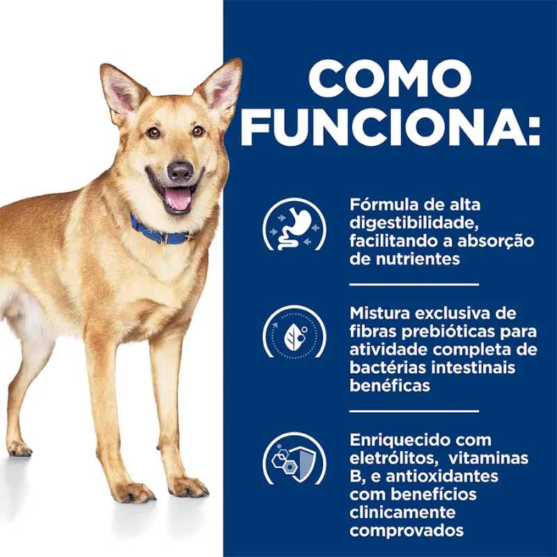 Ração Hill`s Gastrointestinal Pedaços Pequenos para Cães 3,17 Kg