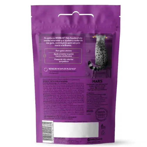 Petisco Whiskas Temptations Saudável Gatos Adultos 40 g