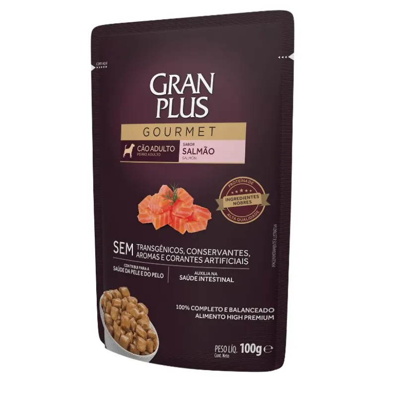 GranPlus Gourmet Sachê Cães Adultos Salmão 100 g