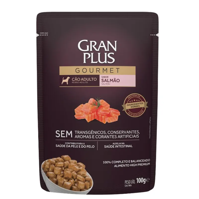 GranPlus Gourmet Sachê Cães Adultos Salmão 100 g