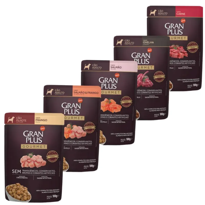 GranPlus Gourmet Sachê Cães Adultos Salmão 100 g