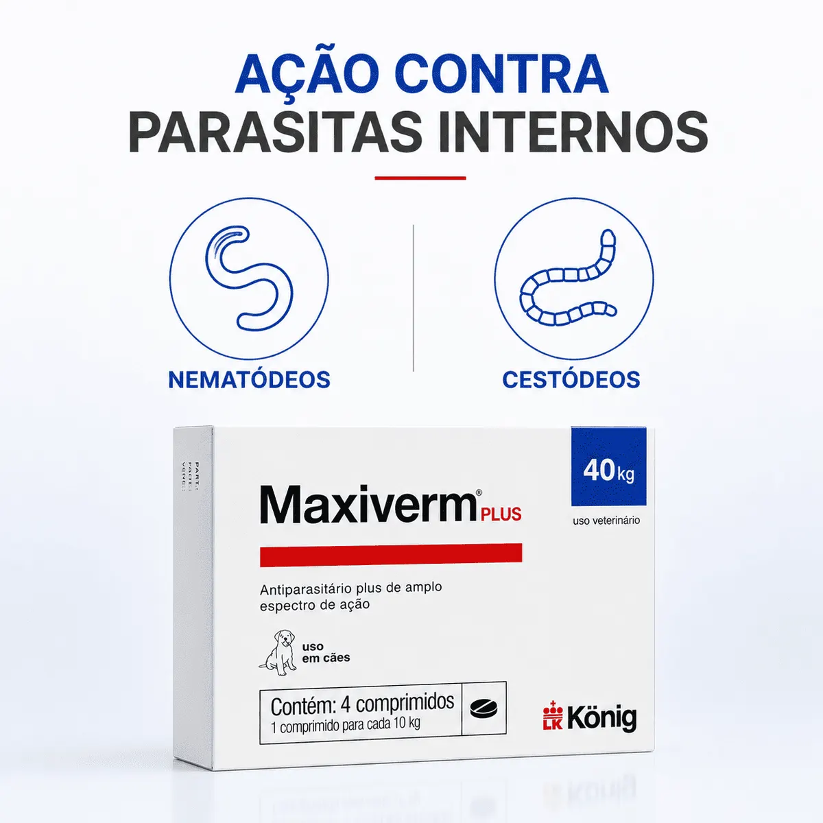 MAXI VERM 4 COMPRIMIDOS 10KG