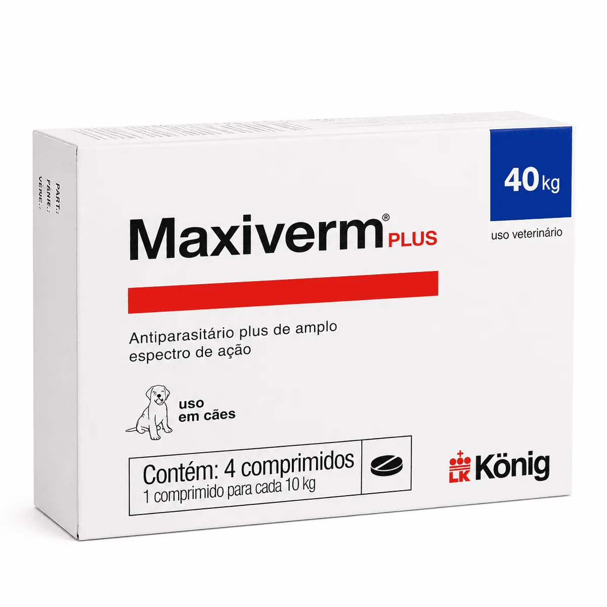 MAXI VERM 4 COMPRIMIDOS 10KG