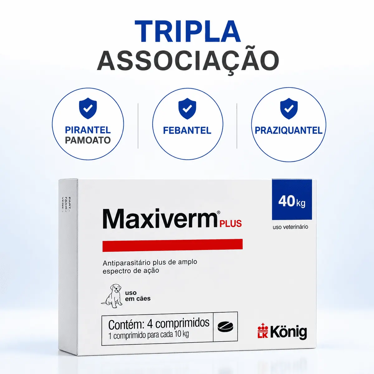 MAXI VERM 4 COMPRIMIDOS 10KG