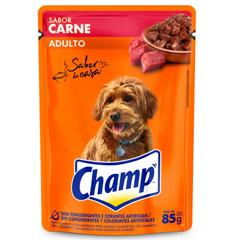Sache Champ Sabor Carne para Cães 85 g