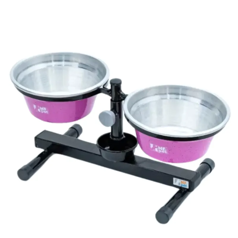 Comedouro NF Pet Antiformiga Rosa