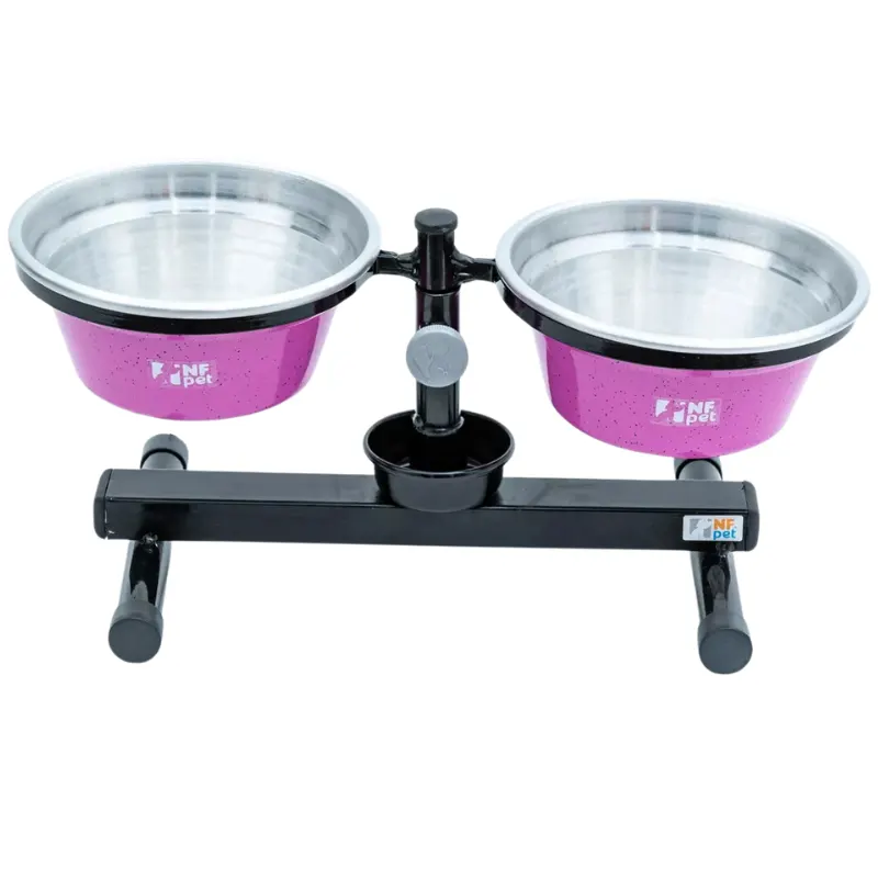Comedouro NF Pet Antiformiga Rosa