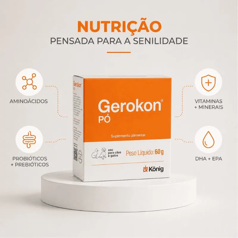 Suplemento Alimentar Gerokon em Pó 60 g König