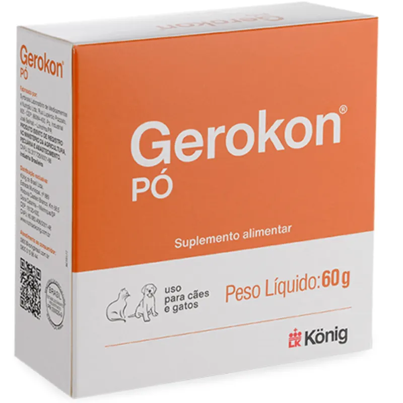 Suplemento Alimentar Gerokon em Pó 60 g König