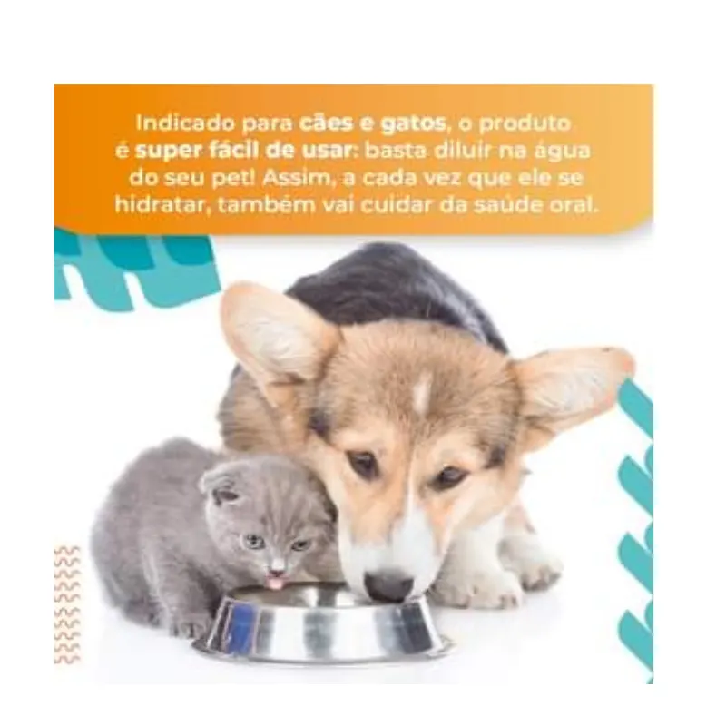 Solução Oral Virbac Aquadent Fr3sh para Cães e Gatos 250 ml