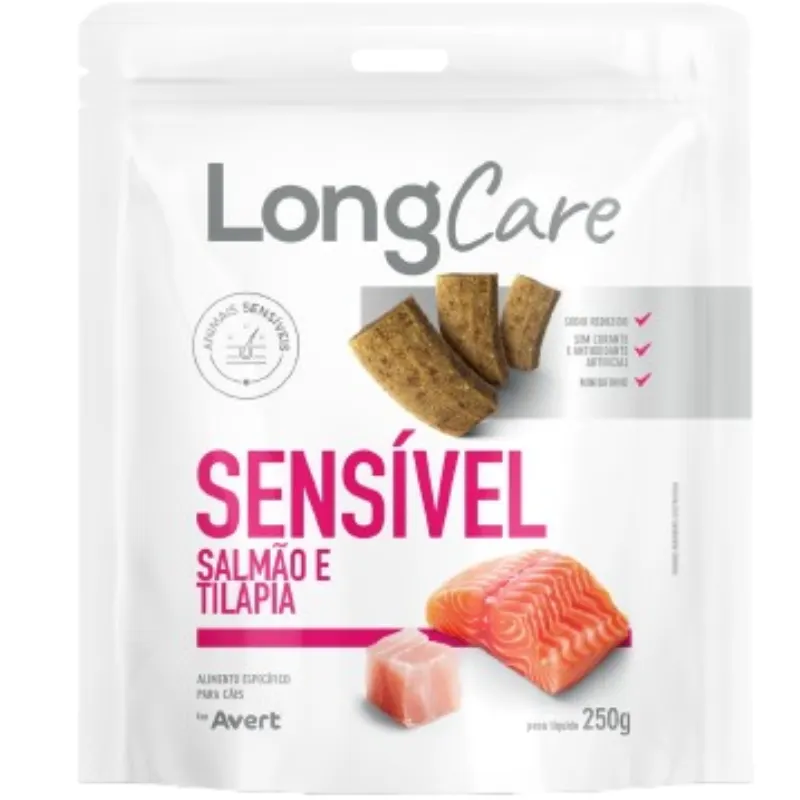 Longcare Sensível Salmão e Tilápia Avert 250 g