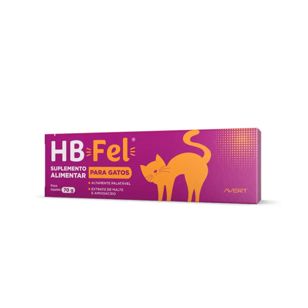 Suplemento Alimentar HB Fel para Gatos 70g