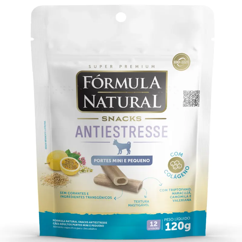 Fórmula Natural Snacks Cães Antiestres P 120 g
