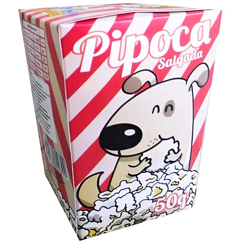 Pipoca Padaria Pet Salgada para Cães Sabor Picanha 50 g