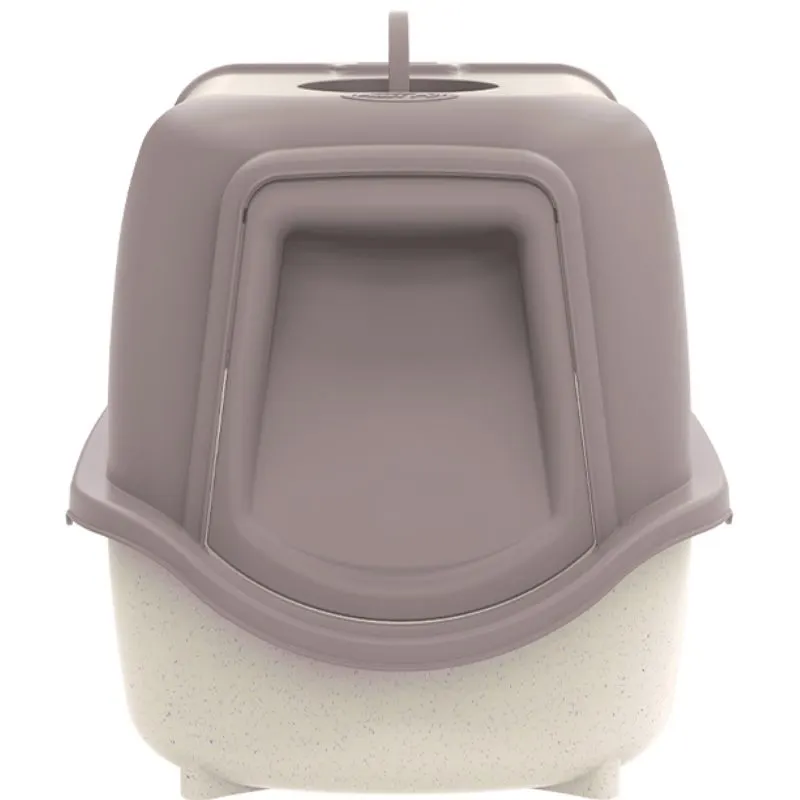 Banheiro Plast Pet WC Cat New Cinza Nocciola para Gatos São Pet