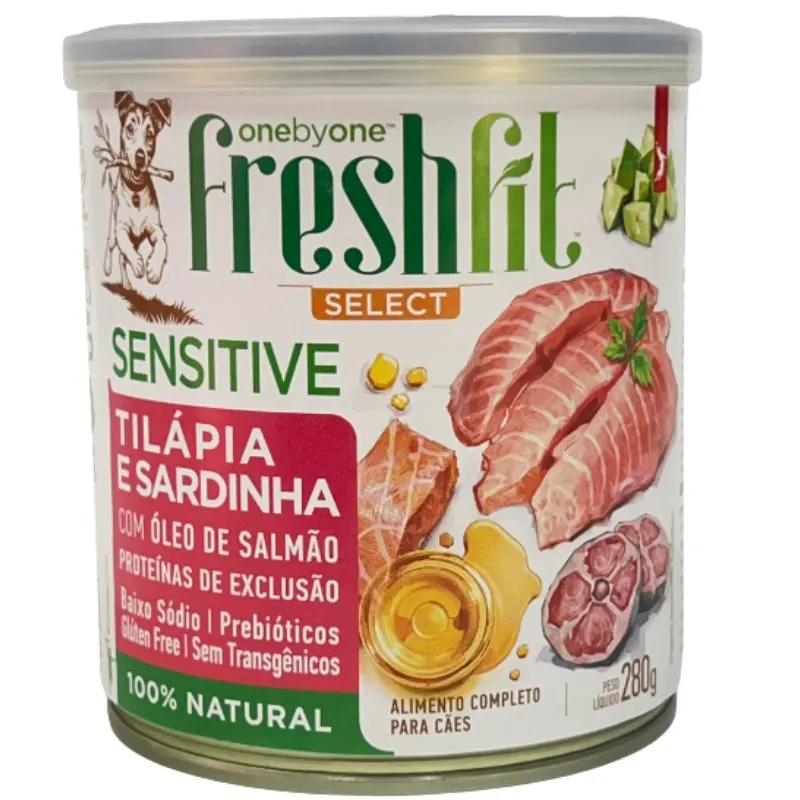 Alimento Úmido FreshFit SELECT Spin Pet - 280g - Sensitive Tilápia e Sardinha