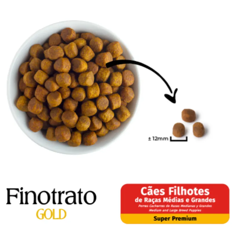 Ração Finotrato Gold Cães Adultos Filhotes 20 Kg