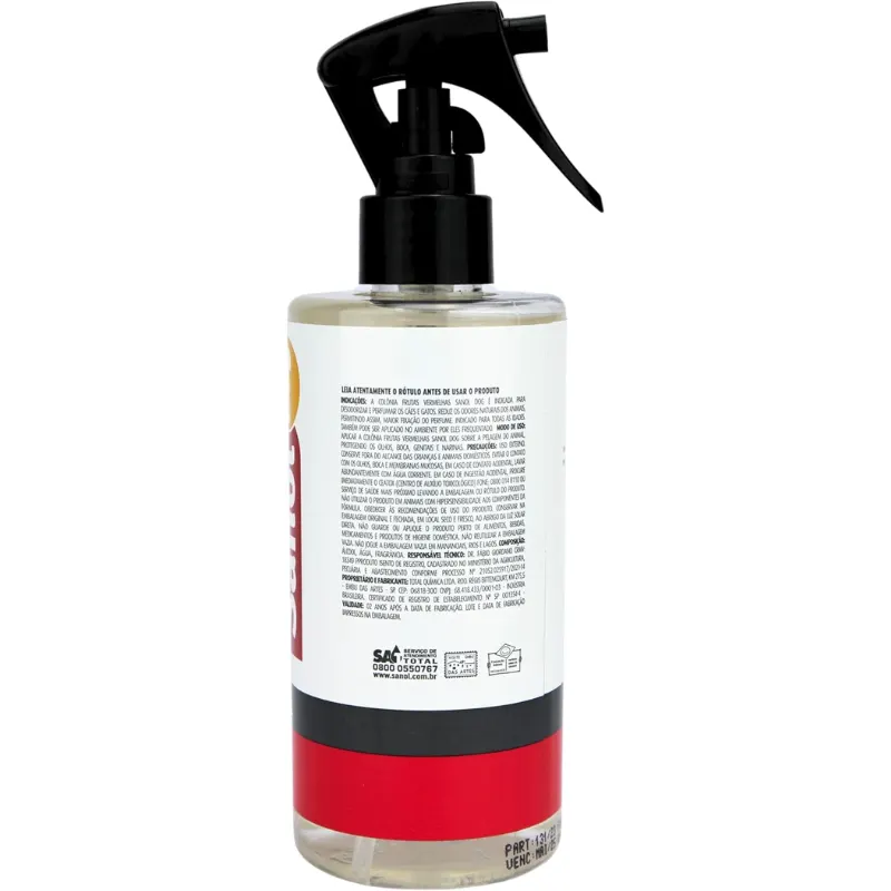 Sanol Dog Profissional Colônia Frutas Vermelhas 250 ml