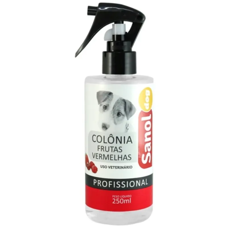 Sanol Dog Profissional Colônia Frutas Vermelhas 250 ml