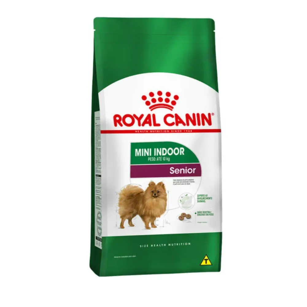 Ração Royal Canin Mini Indoor Sênior Cães 1 Kg