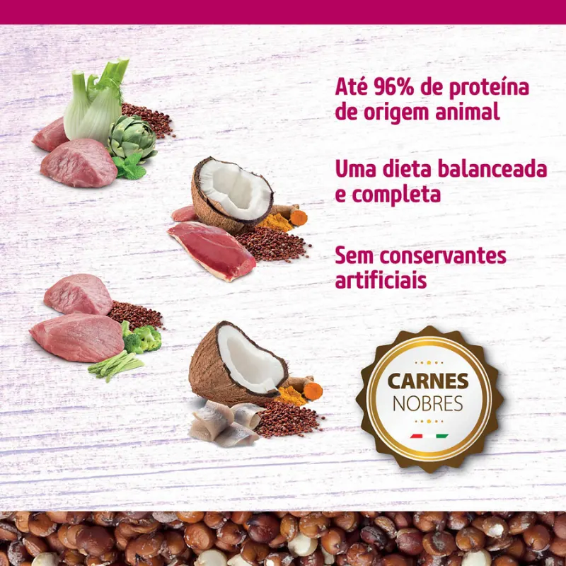 Ração N&D Quinoa para Cães Adultos Digestion sabor Cordeiro 800 g