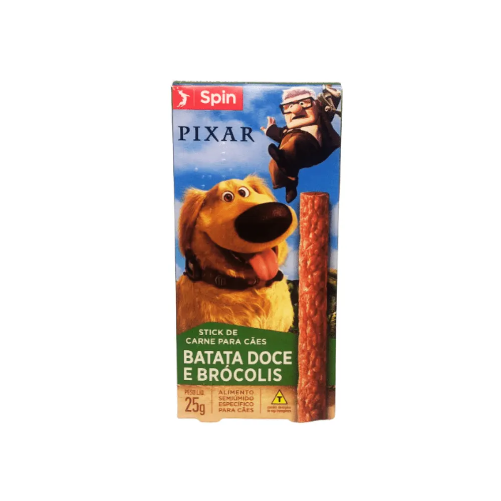 Petiscos Spin Disney Pixar Up Cães Batata Doce/Brócolis 25 g