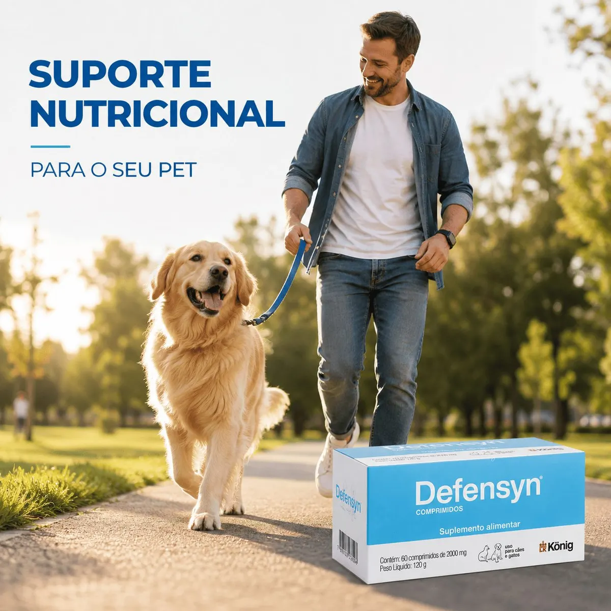 Suplemento Alimentar Defensyn com Comprimidos 60 de 2000mg König