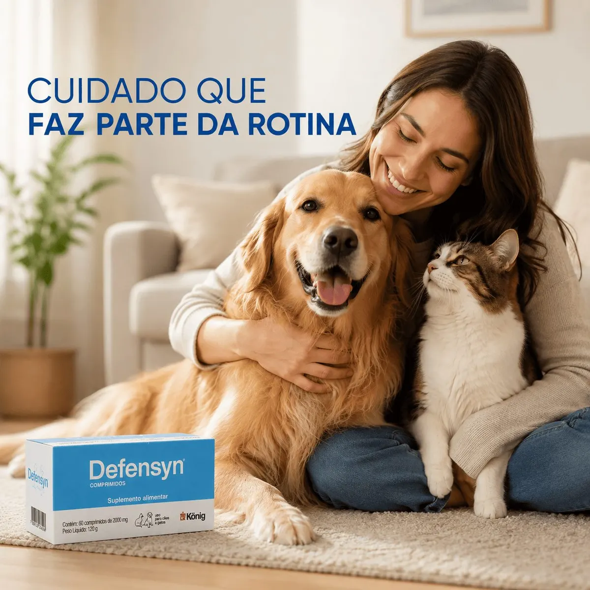 Suplemento Alimentar Defensyn com Comprimidos 60 de 2000mg König