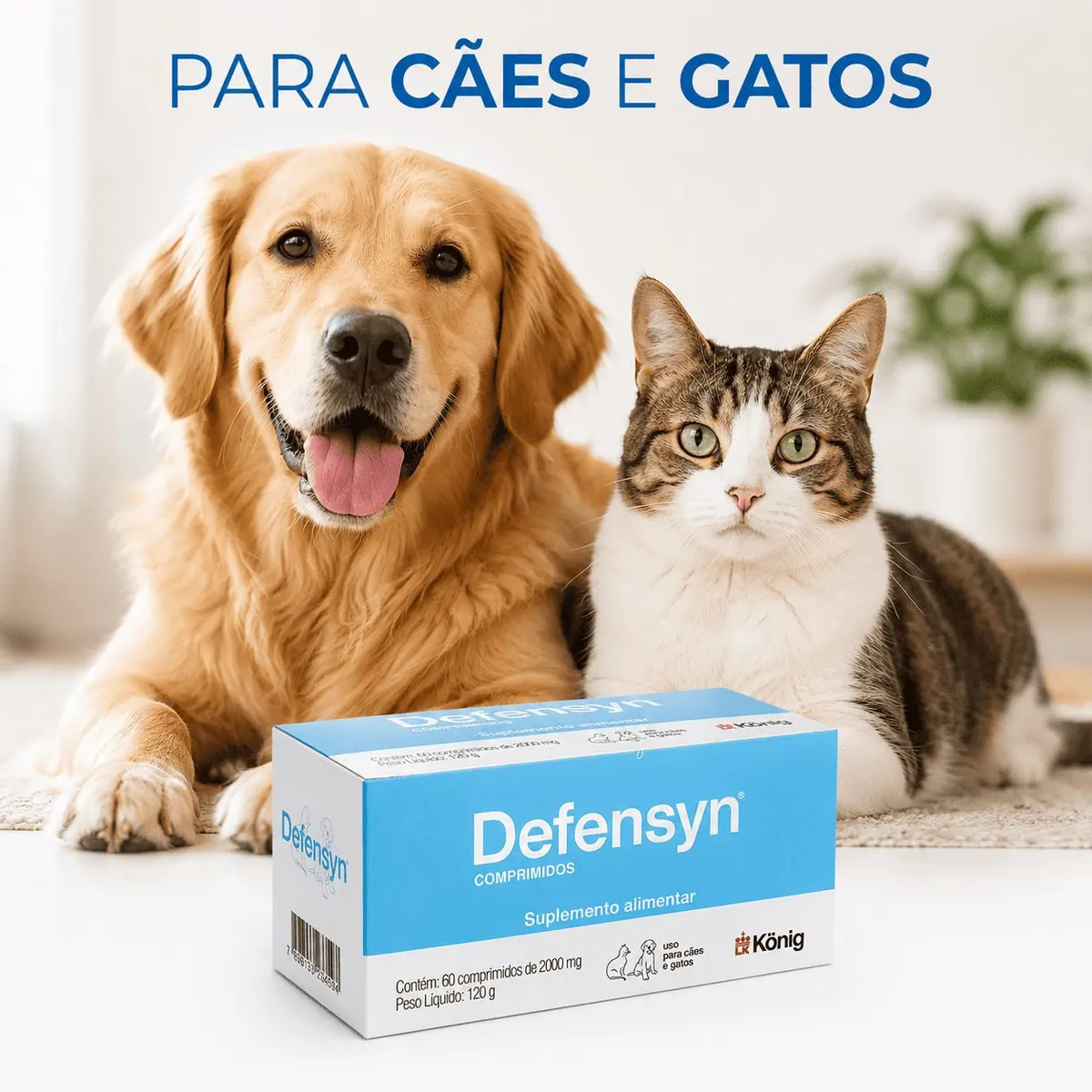 Suplemento Alimentar Defensyn com Comprimidos 60 de 2000mg König