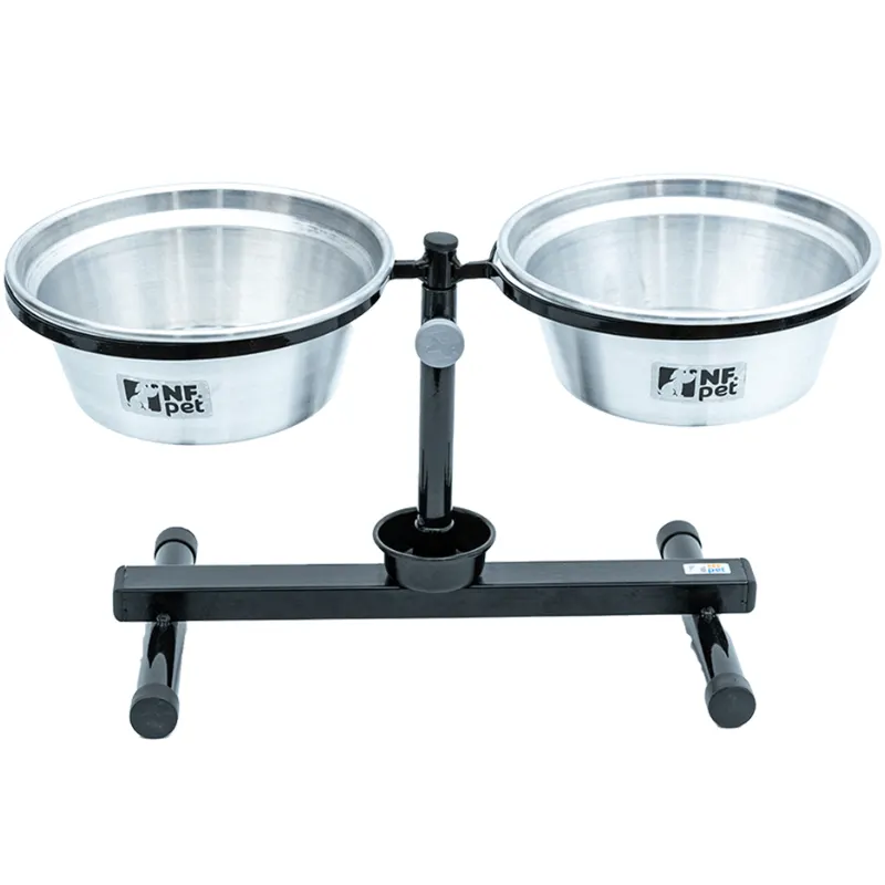 Comedouro NF Pet Antiformiga Pequeno Prata 3 L