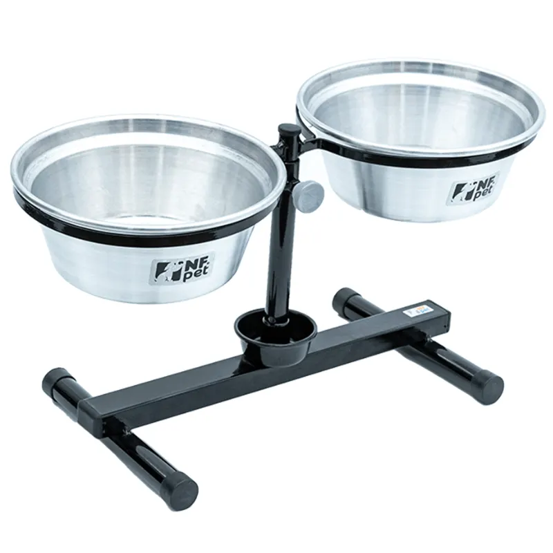 Comedouro NF Pet Antiformiga Pequeno Prata 3 L