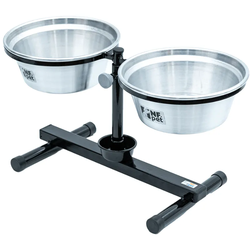 Comedouro NF Pet Antiformiga Pequeno Prata 3 L