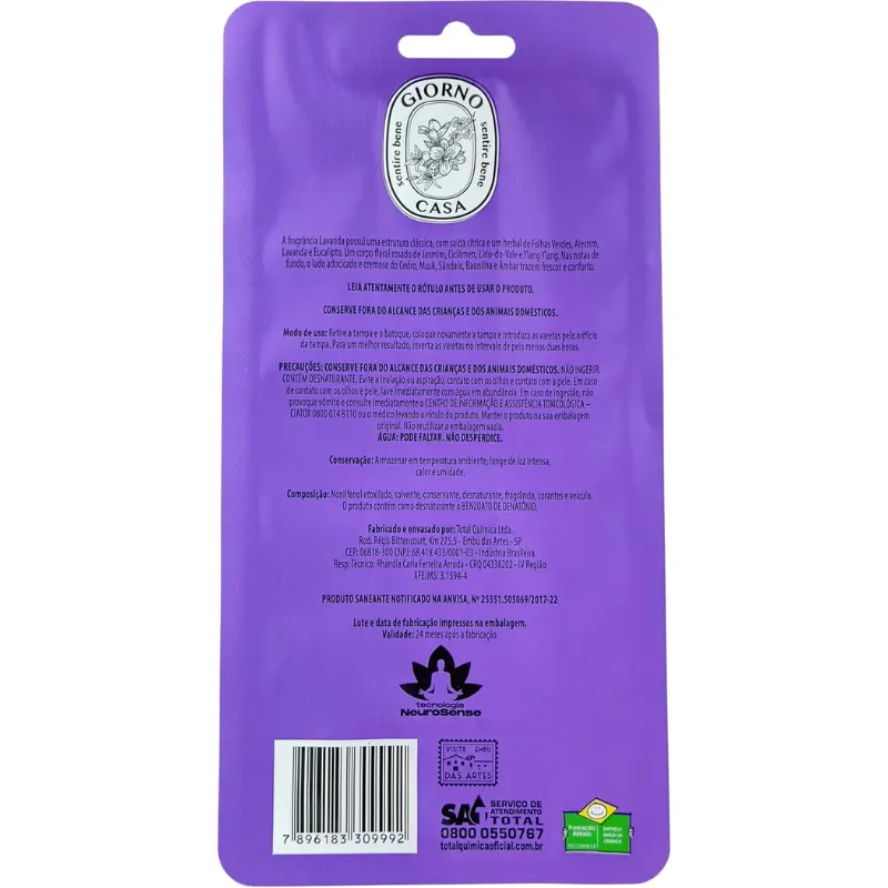 Giorno Casa Difusor de Ambientes Lavanda 150 ml