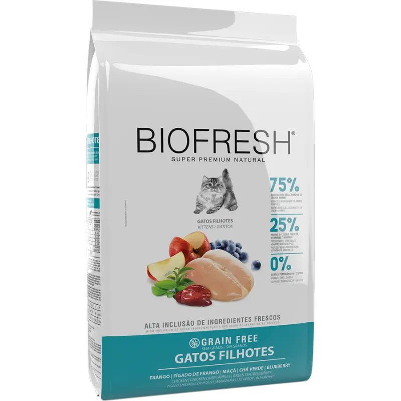 Ração Biofresh Gato Grain Free Filhote Frango e Fígado