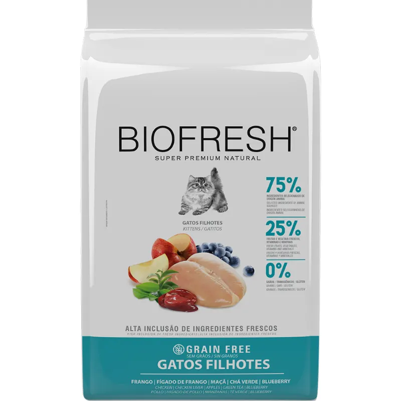 Ração Biofresh Gato Grain Free Filhote Frango e Fígado