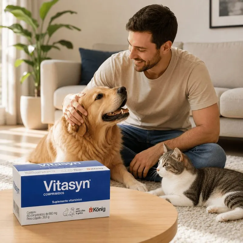Suplemento Nutricional Vitasyn 660 mg com 60 Comprimidos König
