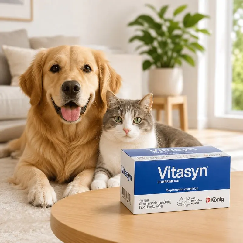 Suplemento Nutricional Vitasyn 660 mg com 60 Comprimidos König