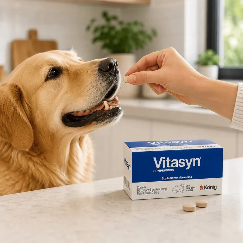 Suplemento Nutricional Vitasyn 660 mg com 60 Comprimidos König