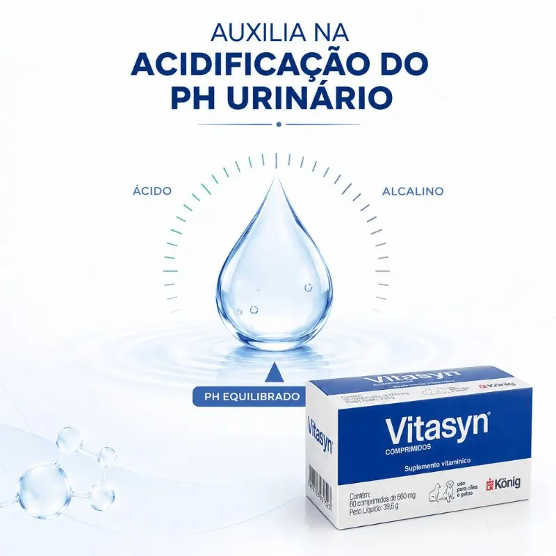 Suplemento Nutricional Vitasyn 660 mg com 60 Comprimidos König