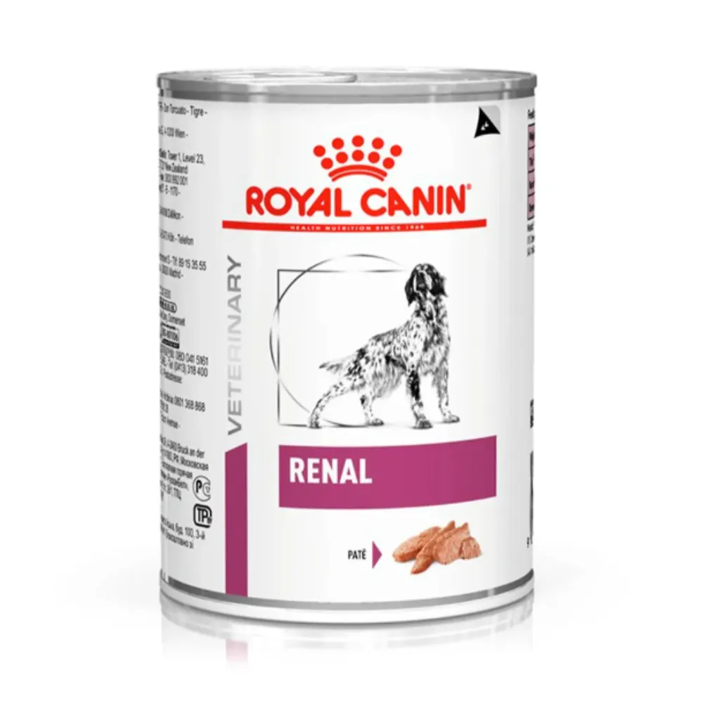 Ração Úmida Royal Insuficiência Renal Cães Crônica 410g