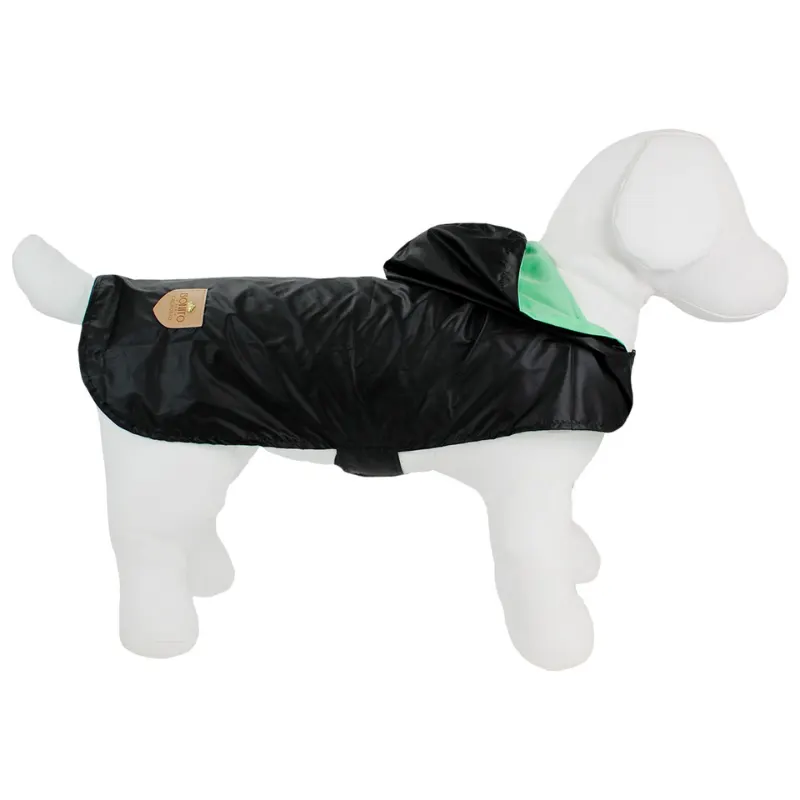 Capa Corta Vento Maxi Preto Bonito pra Cachorro