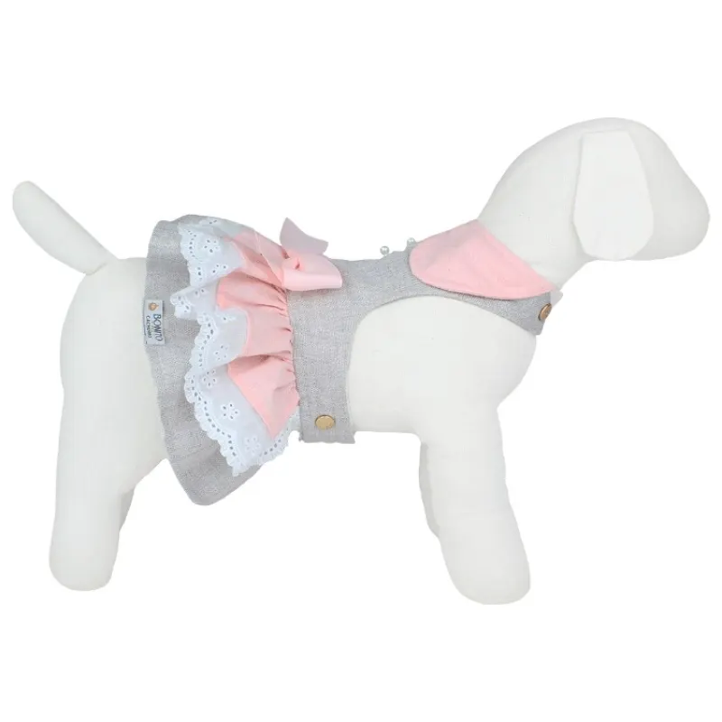 Vestido Baby Realeza Rosa Bonito pra Cachorro
