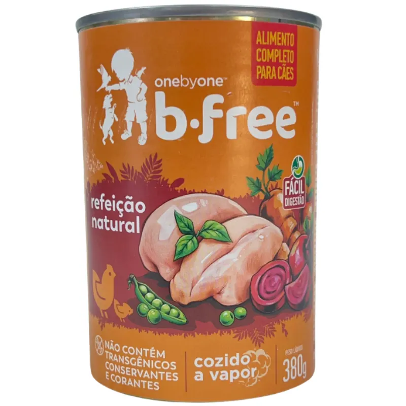 Lata Spin B.Free Sabor Frango para Cães 280 g