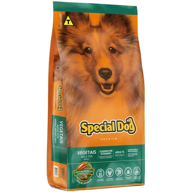 Ração Special Dog Premium Vegetais para Cães Adultos
