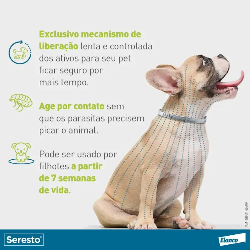 Seresto Coleira para Cães Acima de 8 Kg
