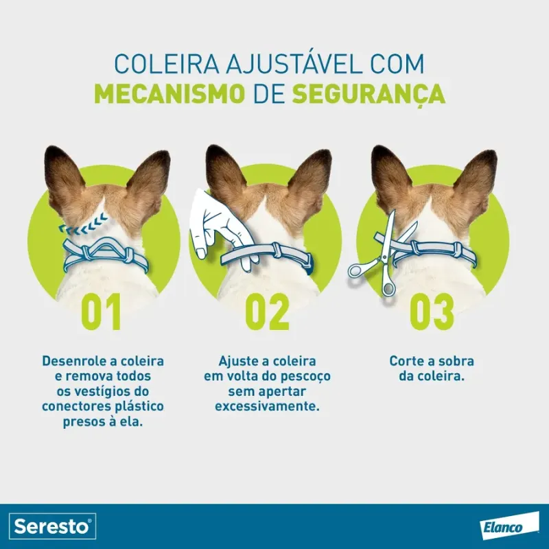Seresto Coleira para Cães Acima de 8 Kg