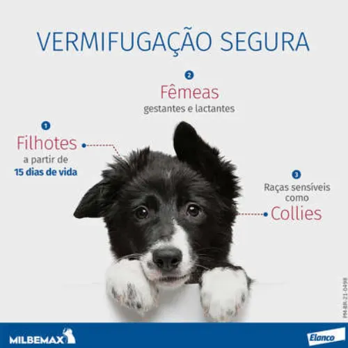 Milbemax Cães 2.5/125 mg (5-25 Kg) com 2 comprimidos