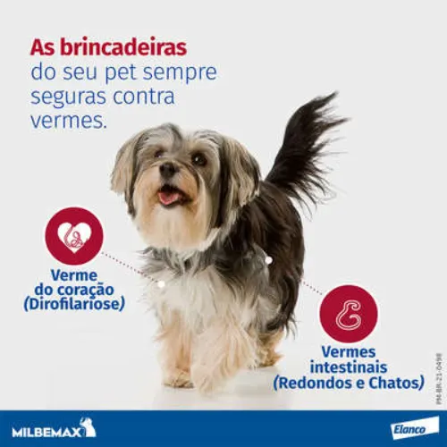 Milbemax Cães 2.5/125 mg (5-25 Kg) com 2 comprimidos