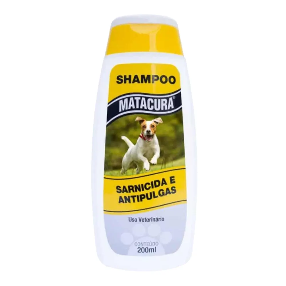 Shampoo Matacura Sarnicida e AntiPulgas 200ml